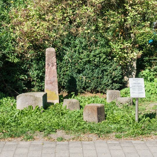 Sächsisch-Preußischer Grenzstein: Pilar Nr. 42