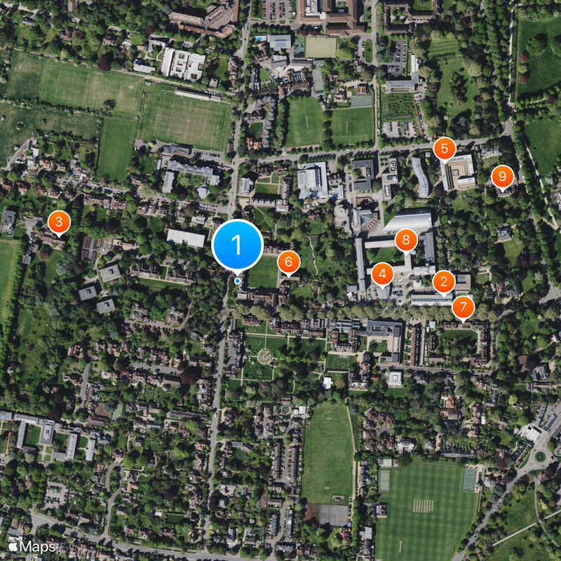 Selwyn College Map