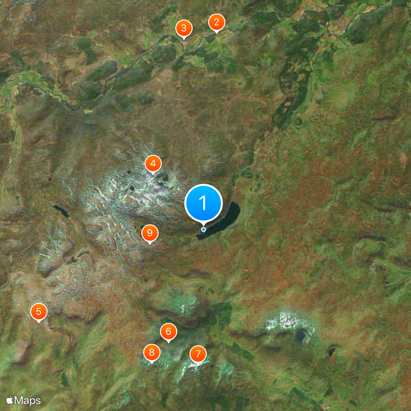 Glas-allt-Shiel Mappa