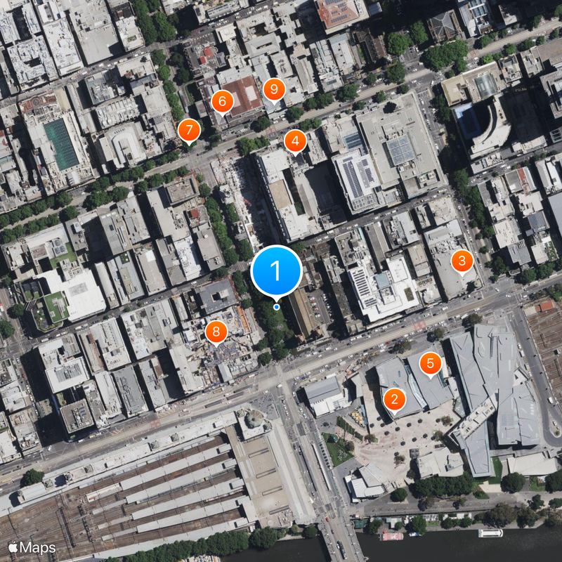 Cattedrale di San Paolo Mappa