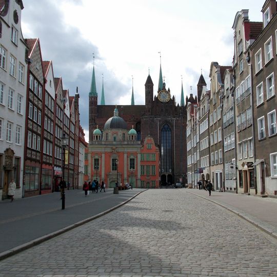Grobla I Street in Gdańsk