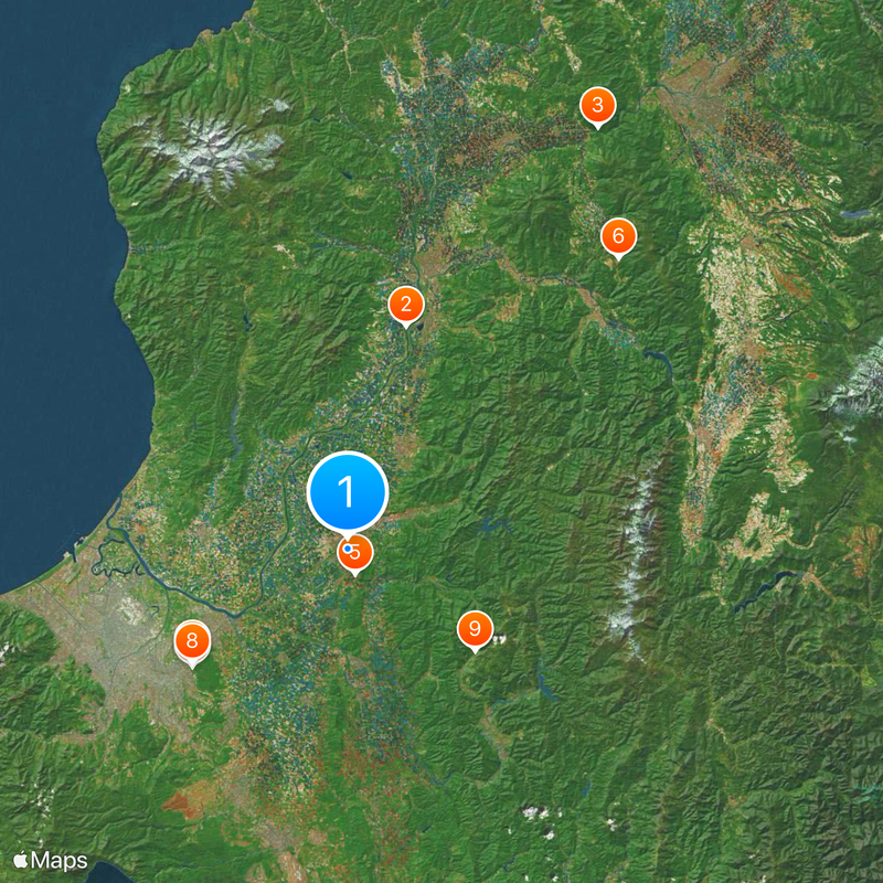 Sorachi Subprefecture Map