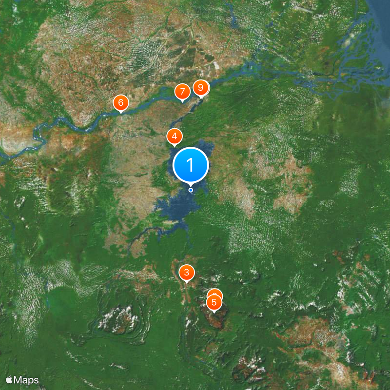 Guayana Region Map