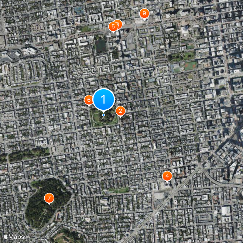 Alamo Square Map
