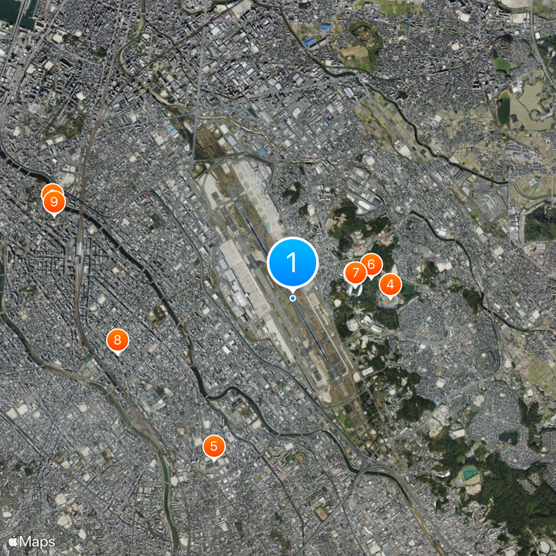 Fukuoka Airport Map
