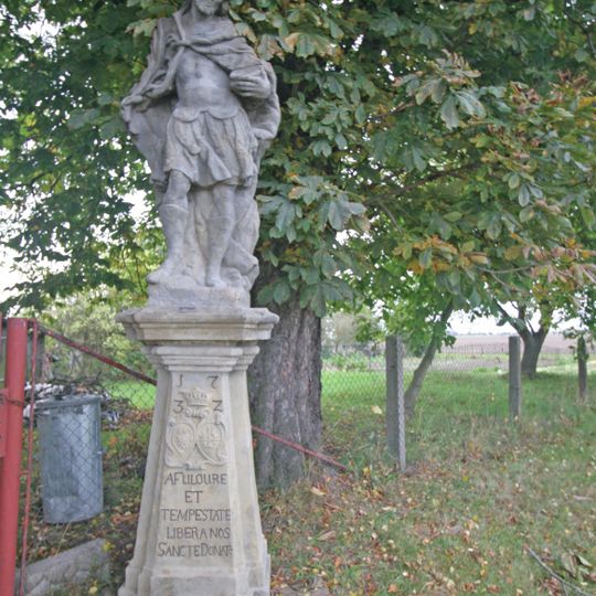 Sloup se sochou svatého Donáta