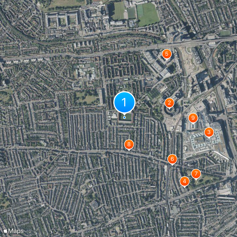 Kiyan Prince Foundation Stadium Map