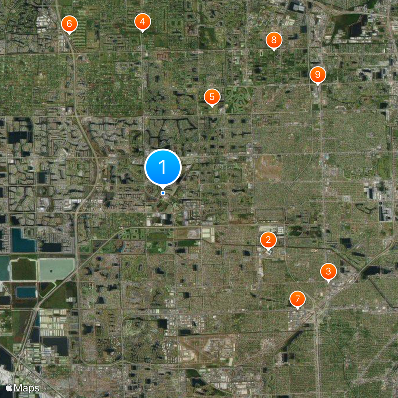 Nova Southeastern University Map