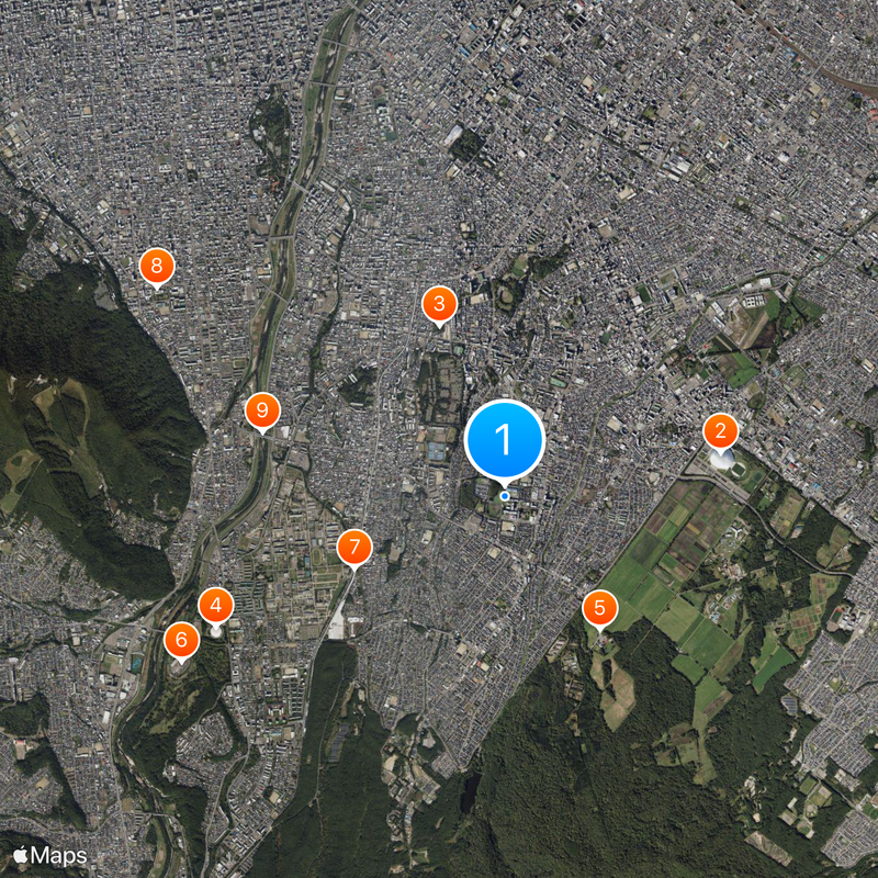 Sapporo University Map