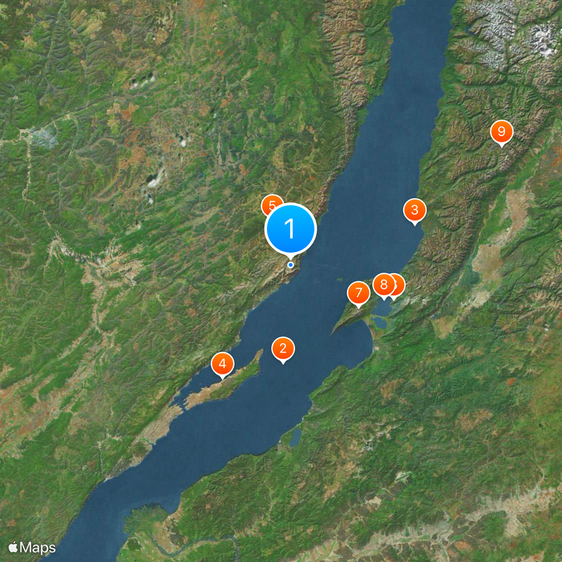 Lena River Map