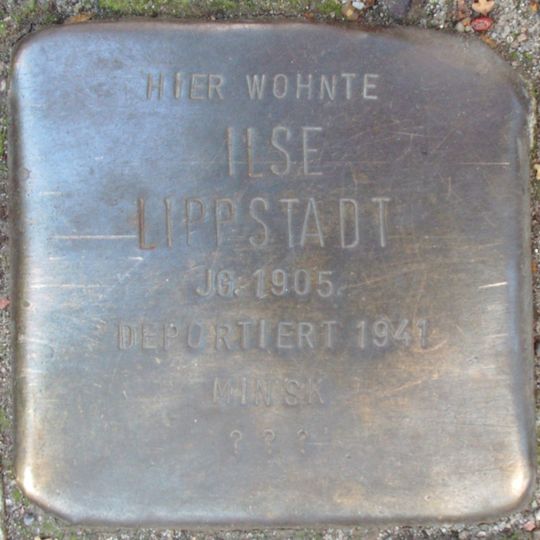 Stolperstein dedicated to Ilse Lippstadt