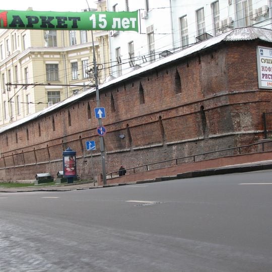 Kitai-gorod wall in Zaryadye