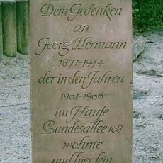 Georg Hermann memorial