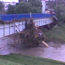 Lávka Novosady - Jugoslávská v Novém Jičíně