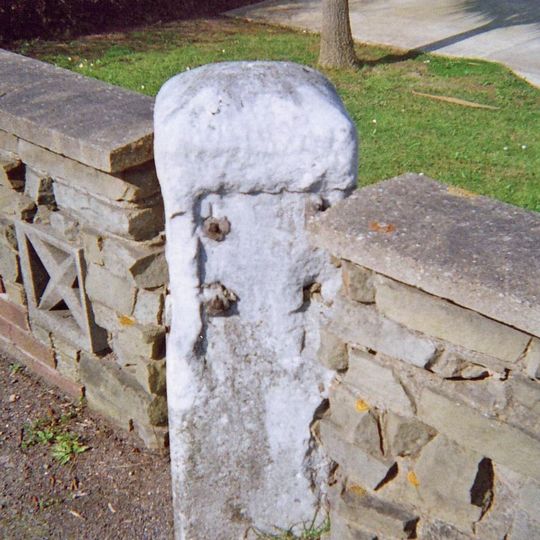 Milestone, Gravesend Road, by The Milestone and nr Fairways bus stop