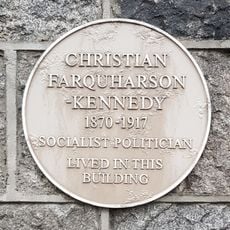 Commemorative plaque to Christian Farquharson Kennedy