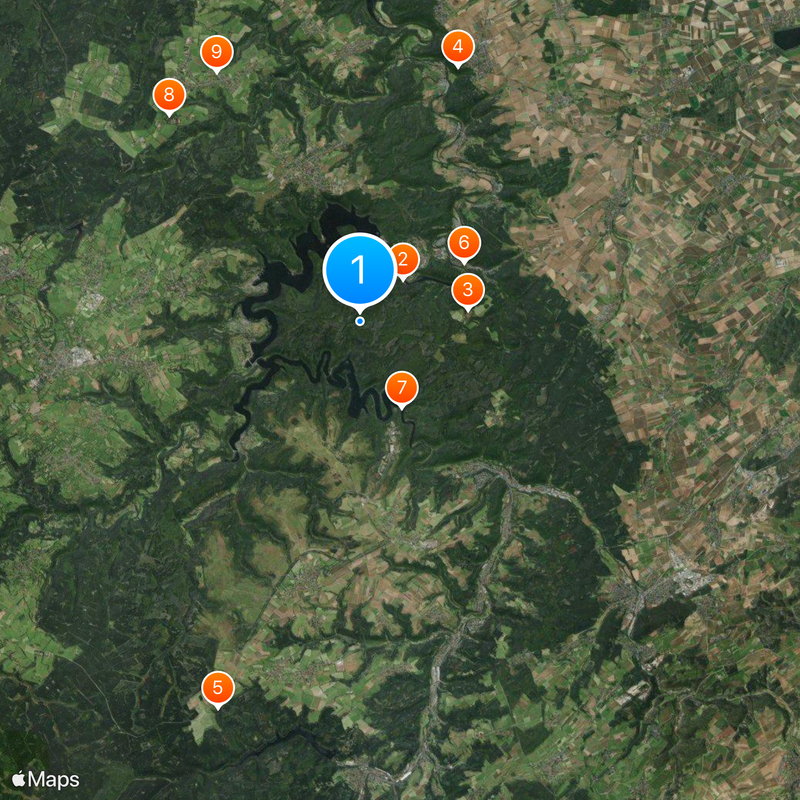 Eifel National Park Map