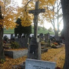 Cemetery cross in Koloděje Cemetery