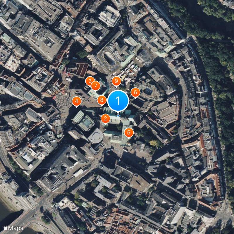 Bremen Cathedral Map