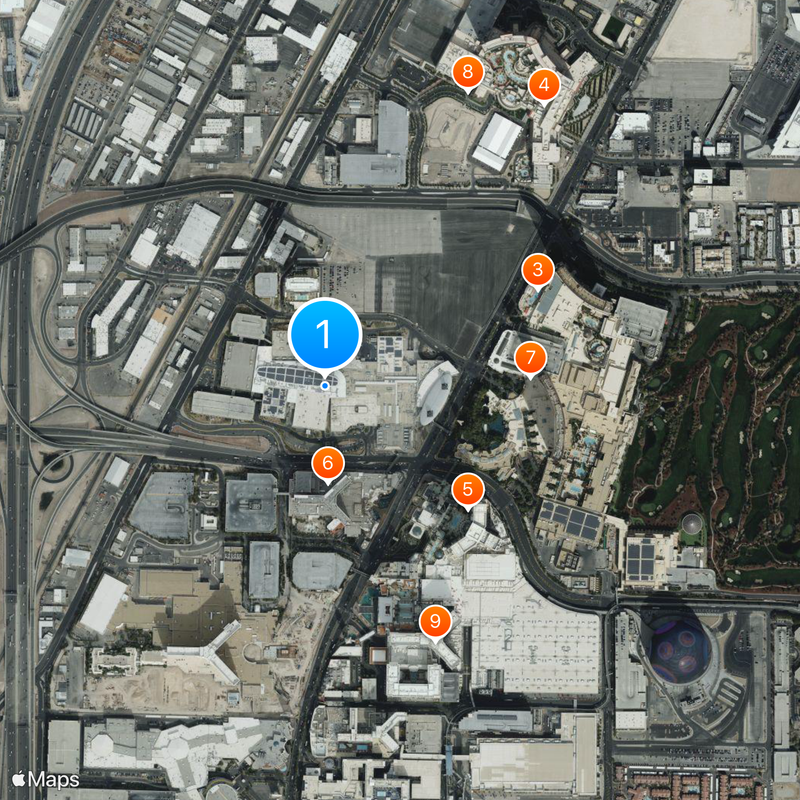 Fashion Show Mall Map