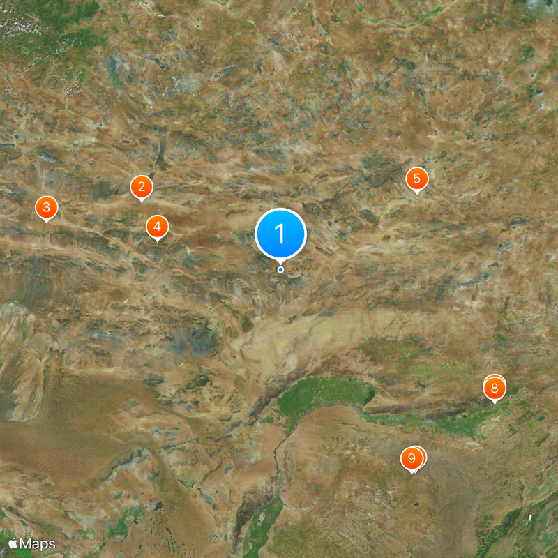 Oyu Tolgoi mine Map