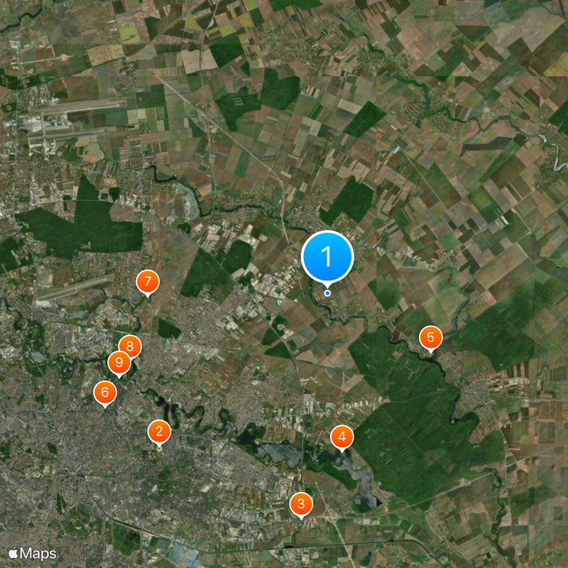 Nizina Wołoska Mapa