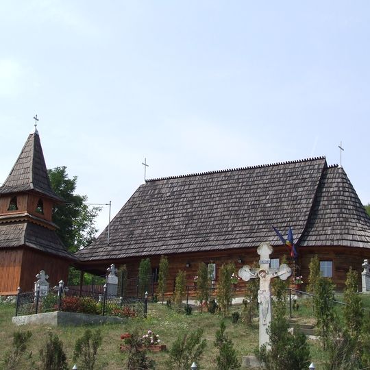 Wooden church in Abuș