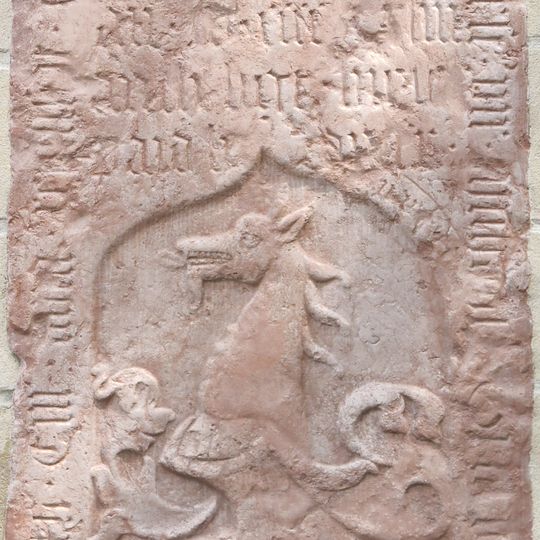 Grabstein/Grabplatte, Wilhelm Vollbrecht und Michael Gruber