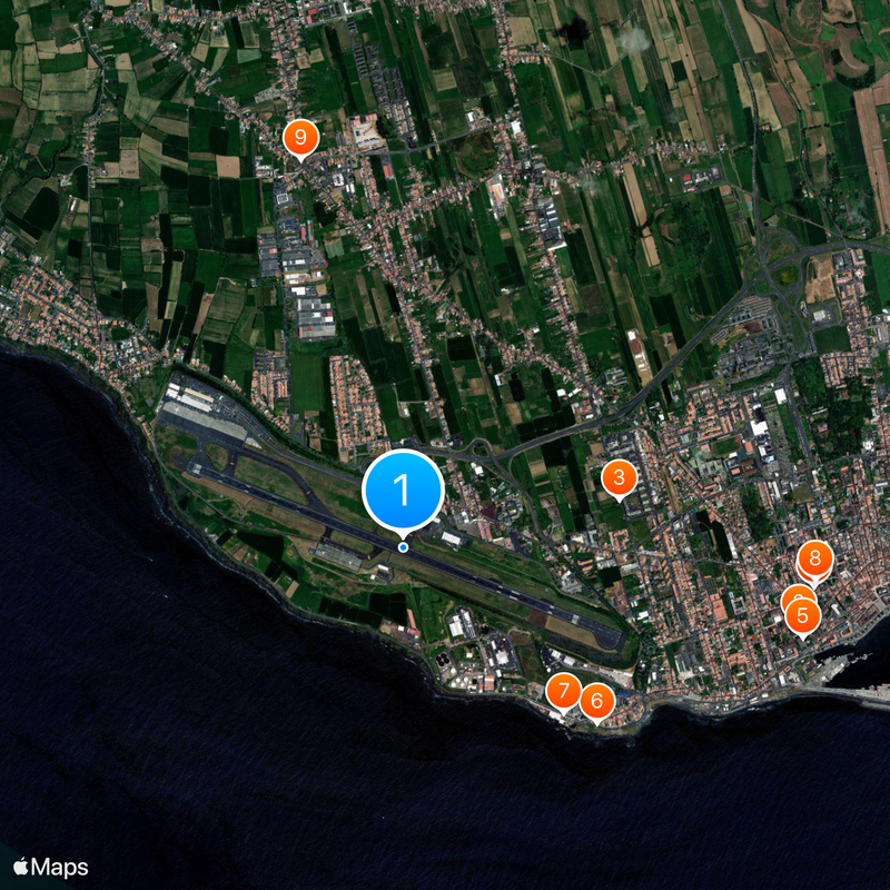 João Paulo II Airport Map