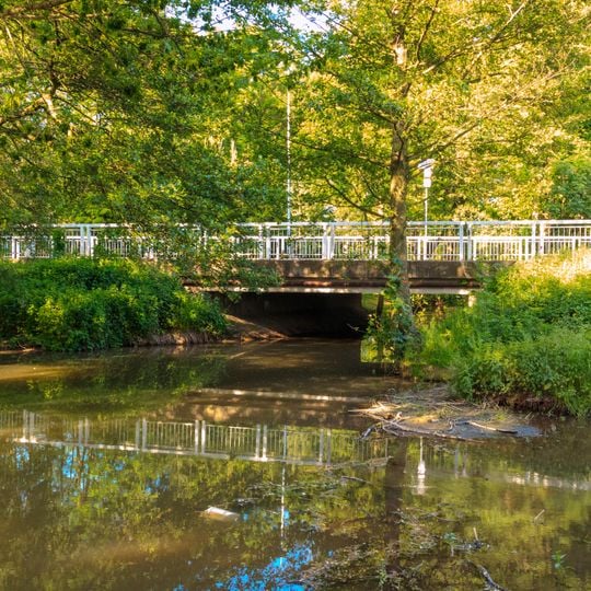 Bridge of road III/32340 over the Bystřice in Dohalice