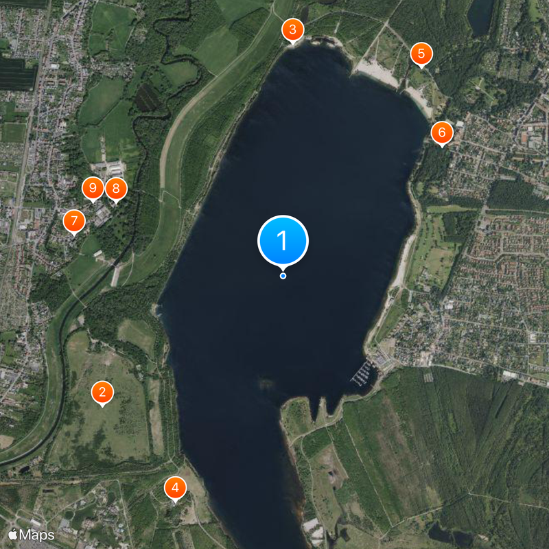 Cospudener See Map