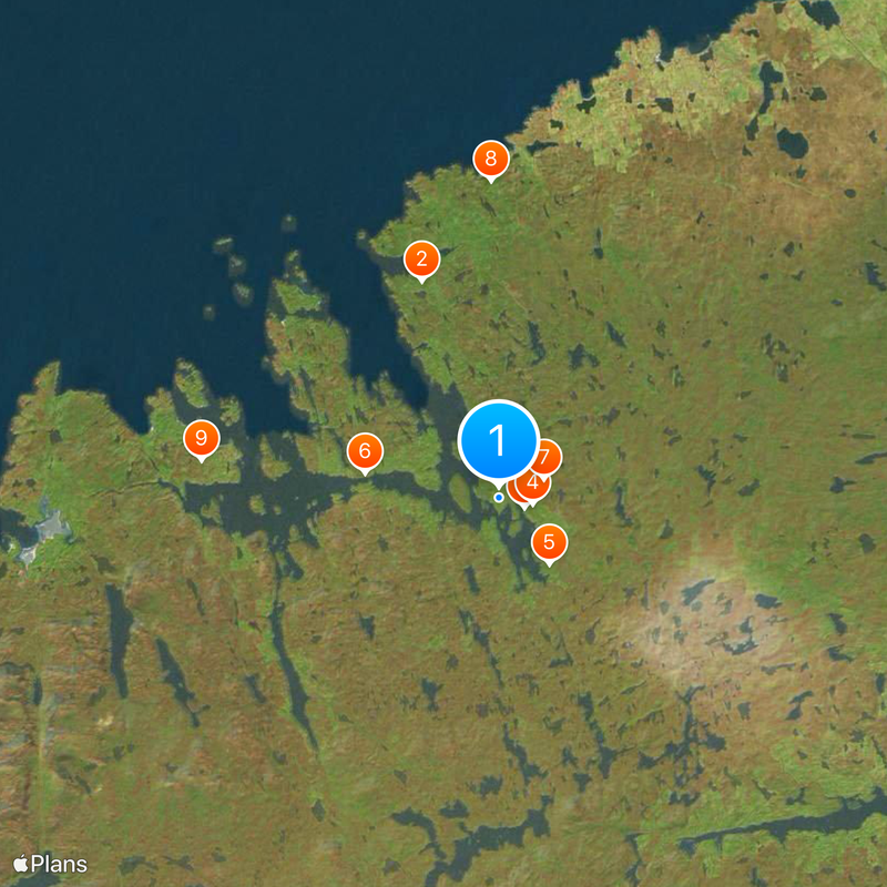 Cercle de pierre callanaises Carte