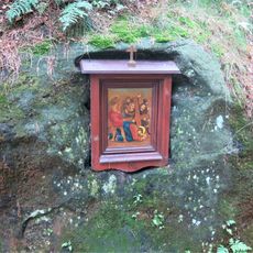 Obrázek IX. zastavení křížové cesty v areálu Bratrského oltáře