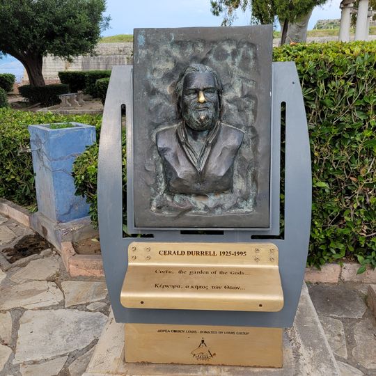 Relief Bust of Gerald Durrell, Kerkyra