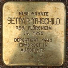 Stolperstein dedicated to Betty Rothschild