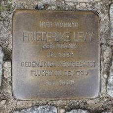 Stolperstein dedicated to Friederike Levy