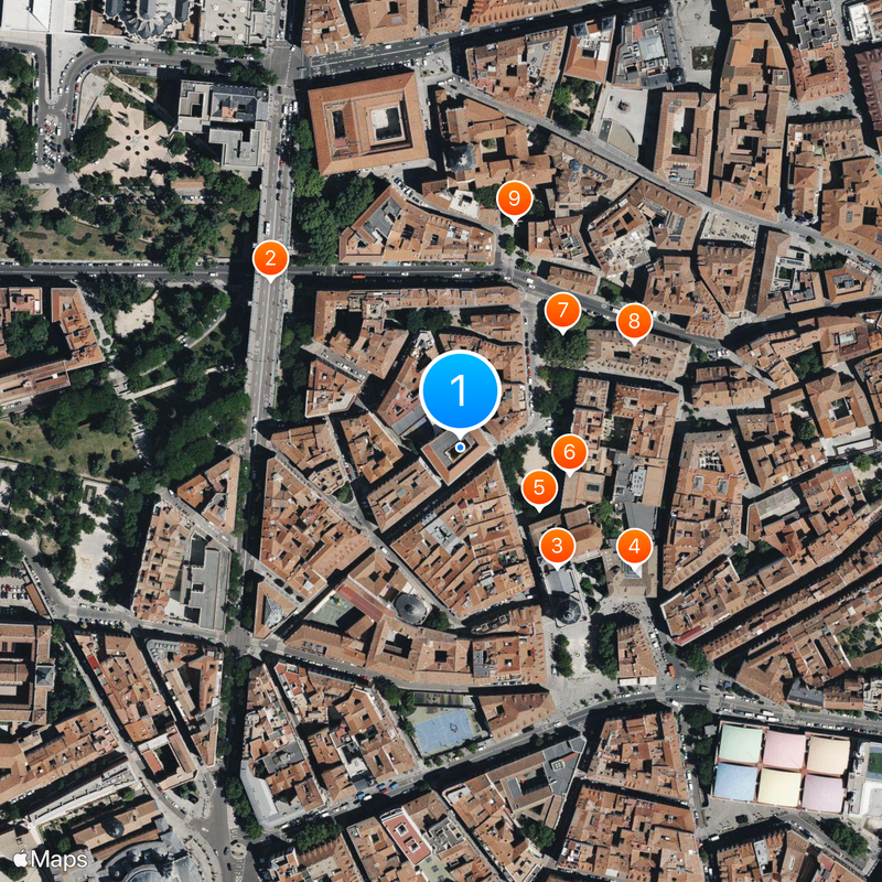 CEIP San Ildefonso Karte