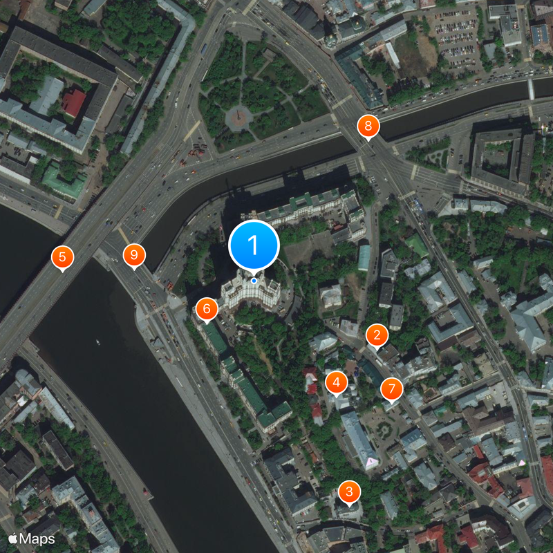 Edificio Kotelnicheskaya Mapa