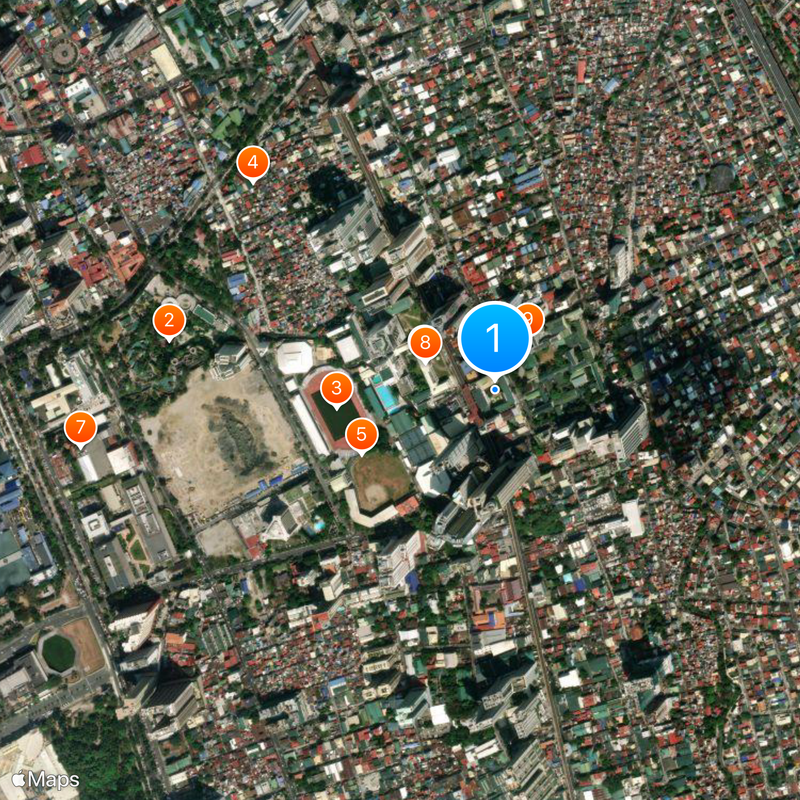 De La Salle–College of Saint Benilde Map