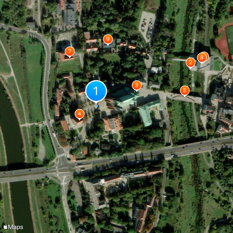 Cattedrale dei Santi Pietro e Paolo Mappa