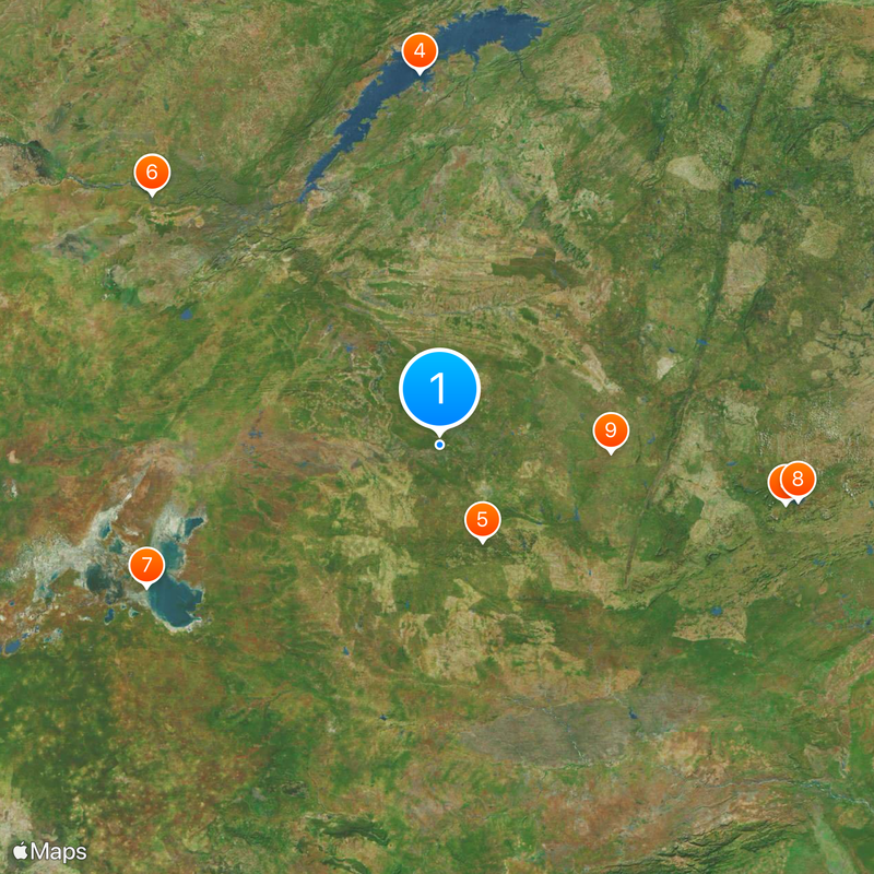 Matabeleland Map