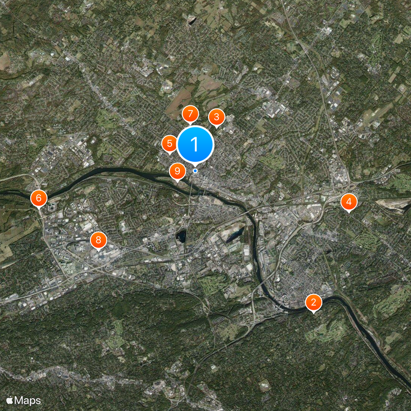 Norristown High Speed Line Map