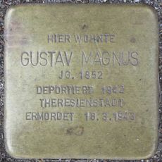 Stolperstein en memoria de Gustav Magnus