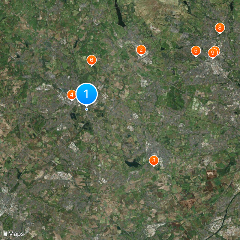 Metropolitan Borough of Wigan Mapa