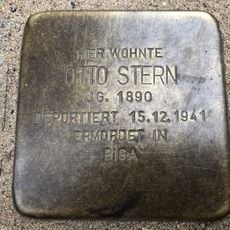 Stolperstein en memoria de Otto Stern
