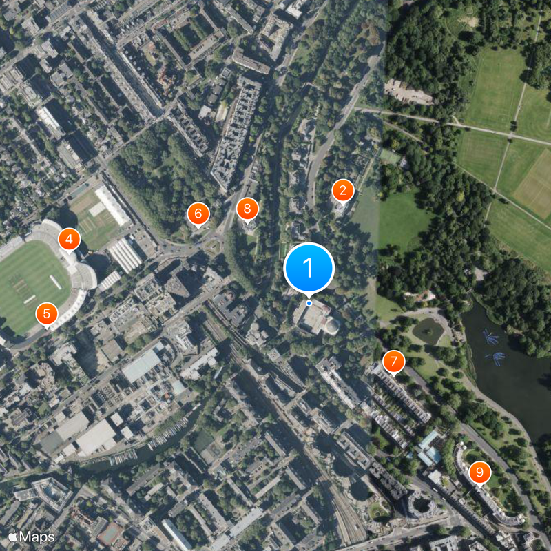 London Central Mosque Kaart