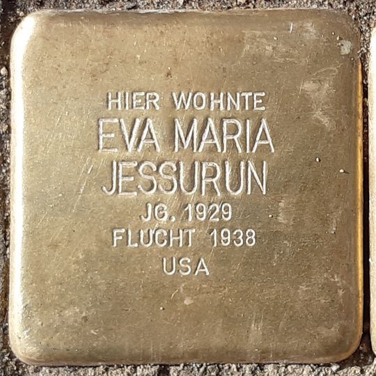 Stolperstein für Eva Maria Jessurun