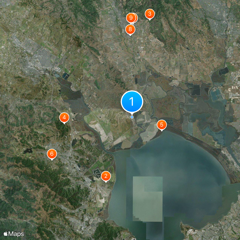 Sears Point Raceway Mapa