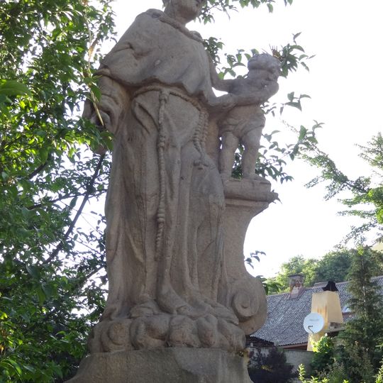 Statue of Saint Anthony of Padua in Žofínská street