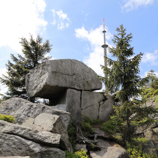 Goethefelsen am Ochsenkopf